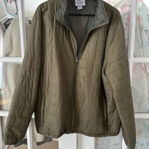 Ducks Unlimited Olive Green Puffer Jacket